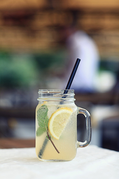 Homemade lemonade - Valokuva, kuva