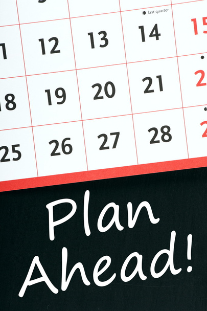 Plan por delante Calendario
 - Foto, Imagen