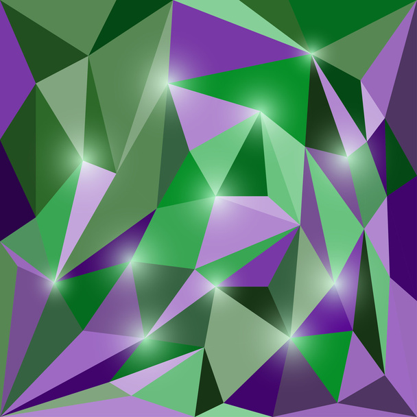 Abstrakti kirkas värillinen monikulmainen kolmiomainen geometrinen tausta räikeä valot
 - Vektori, kuva