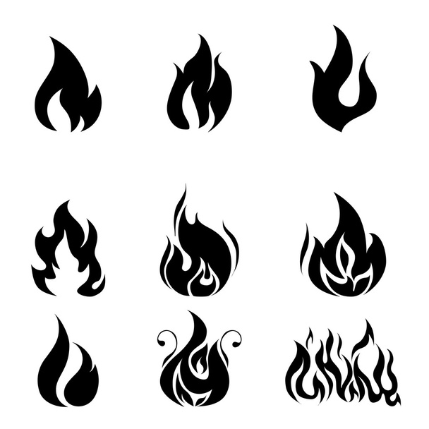 白い背景のベクトル図 Firefigther 設計 - ベクター画像
