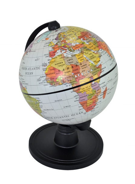 Isolated World Globe Featuring Europe & Africa - Φωτογραφία, εικόνα