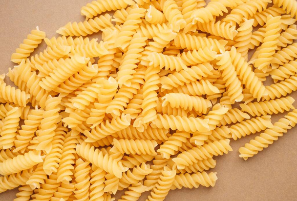 Close up of a  Uncooked  Macaroni Pasta Food - Photo, Image