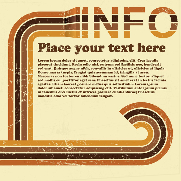 Info banner - Vector, Image