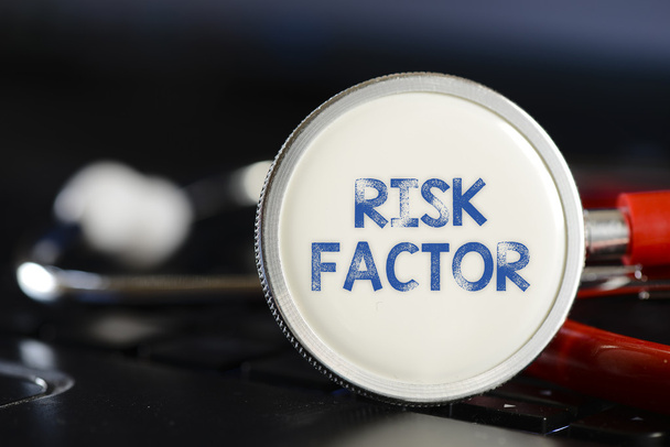 Risk factor and stethoscope - Photo, Image
