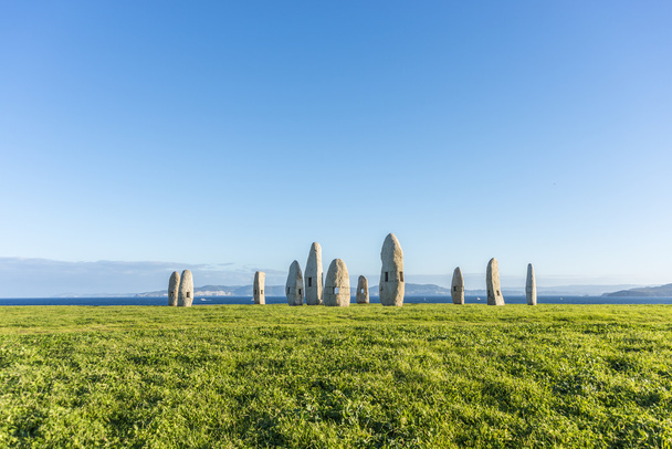 menhiry park v coruna, Galicie, Španělsko - Fotografie, Obrázek