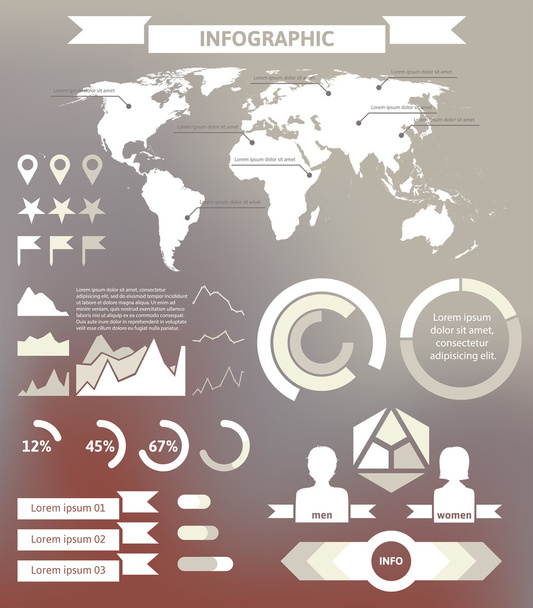 infographic - Vektor, Bild