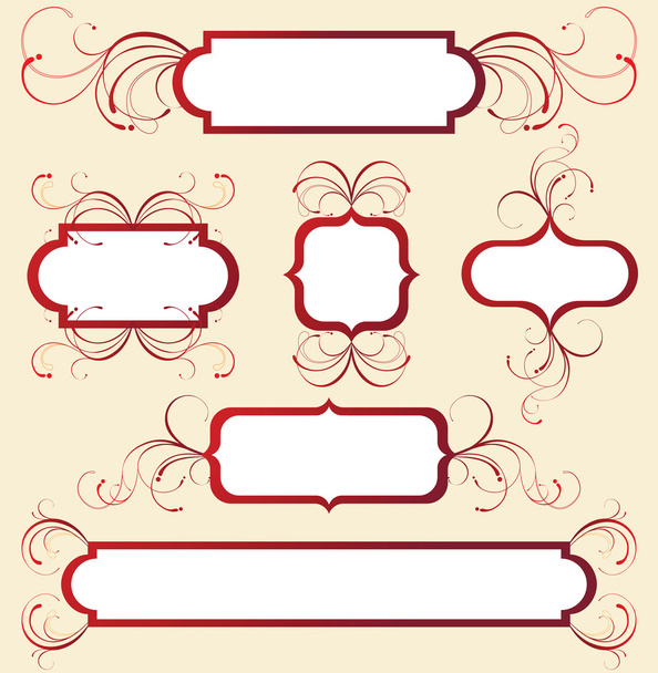 New floral frame - Vector, afbeelding