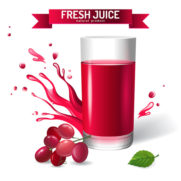 Fresh juice - Vector, Imagen