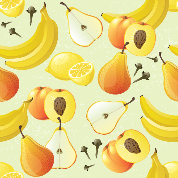 fruit seamless - Vecteur, image