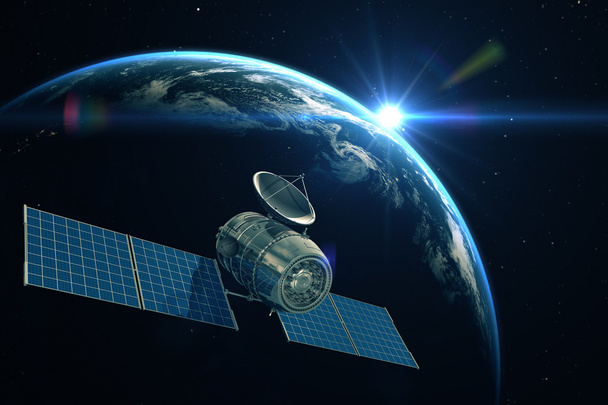 Telecomunicações por satélite
  - Foto, Imagem