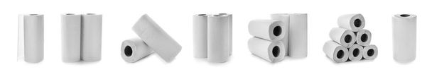 Set of paper towels isolated n white  - Foto, Bild