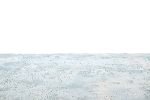 Empty light blue surface on white background - Foto, Imagen