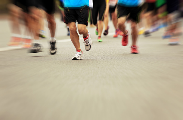 Maraton sportolók versenyben a fitness - Fotó, kép