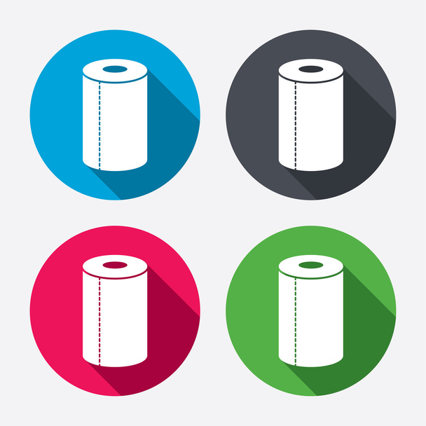 Paper towel sign icons - Vector, Image