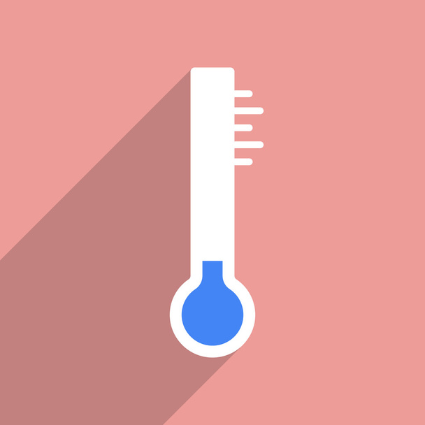 Vector flat thermometer - Vector, Imagen