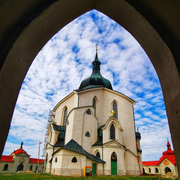 Pilgrimage Church of Saint John of Nepomuk Czek republic - Foto, afbeelding