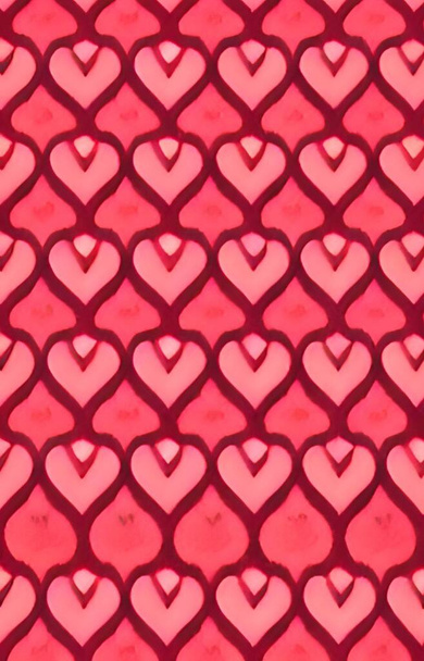 seamless pattern with hearts background - Foto, Imagen