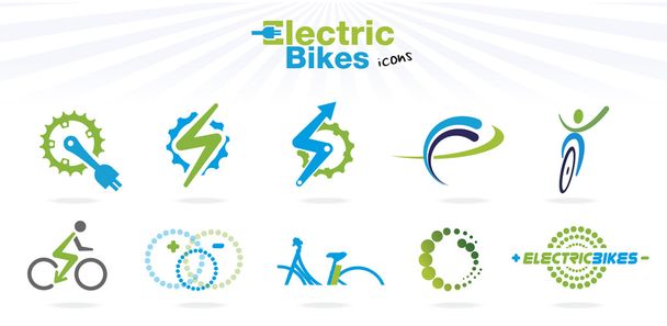 iconos eléctricos
 - Vector, Imagen