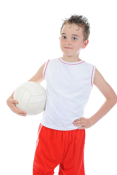 Portrait of a young football player - Fotó, kép