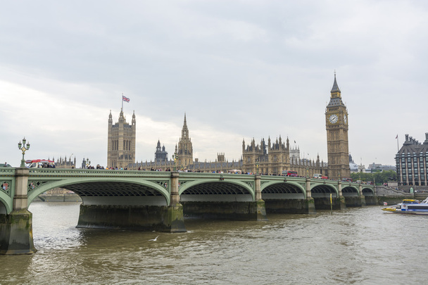 Puente de Westminster y Catedral
 - Foto, Imagen