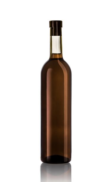 Red wine bottle - Фото, изображение