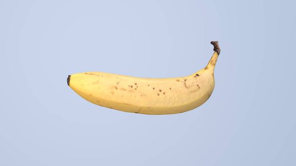 Realistic banana on white background. Fruit. Banana. - Foto, Imagem
