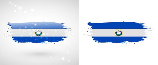 Bandera de El Salvador - Vector, imagen