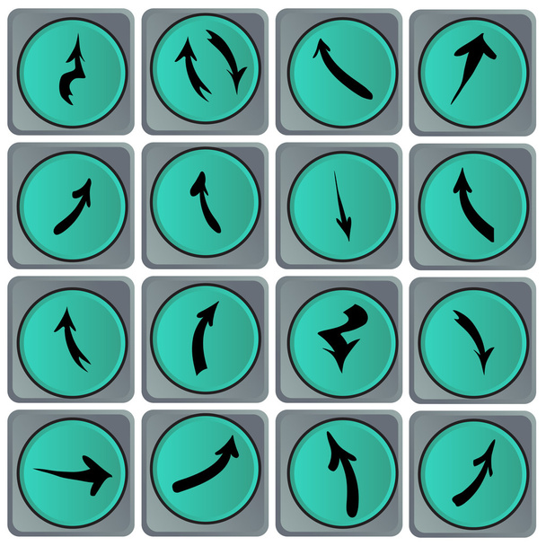 Symbole für Pfeile - Vektor, Bild