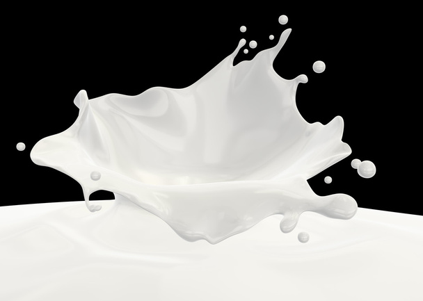 Plusk mleka  - Zdjęcie, obraz