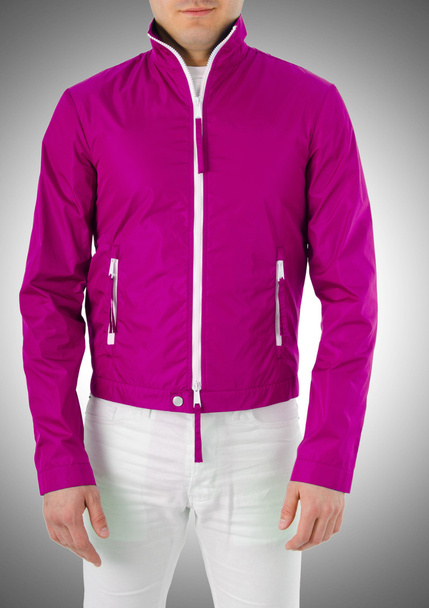 Stylish jacket isolated on model - Photo, Image