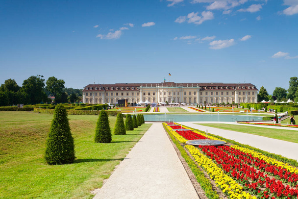 Panoramic view of the Ludwigsburg Palace in Germany - Photo, Image