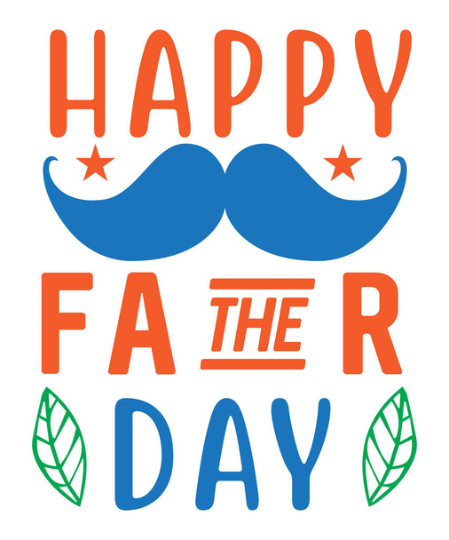 Father day T-shirt design vector - ベクター画像