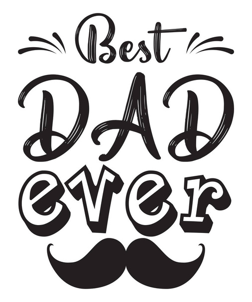 Father day T-shirt design vector - ベクター画像