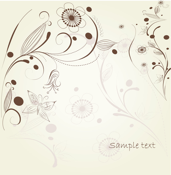 vector spring floral background - Διάνυσμα, εικόνα