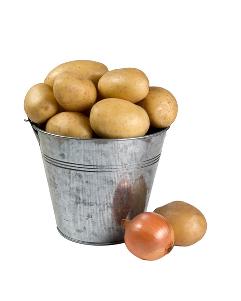 aardappelen en uien - Foto, afbeelding