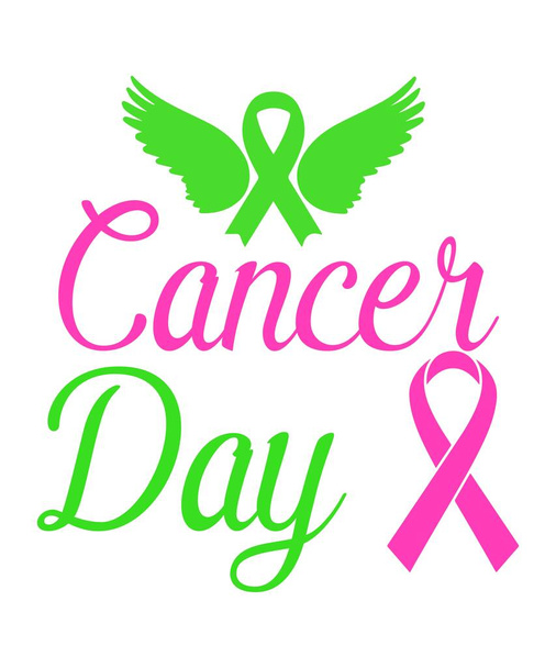 Cancer day SVG design vector - ベクター画像