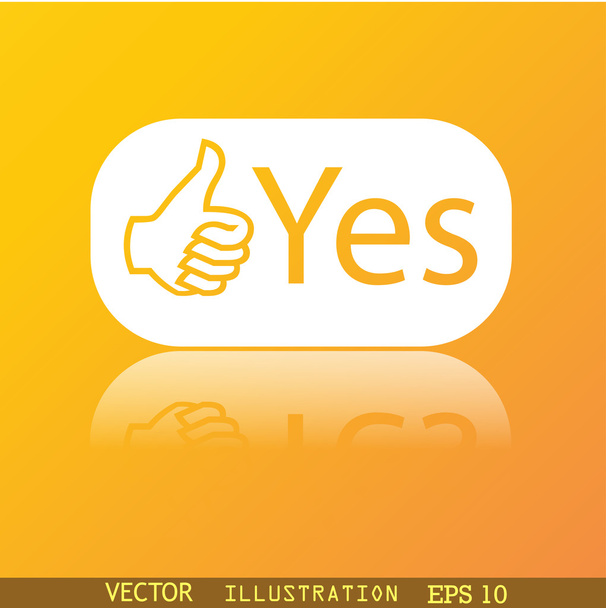 Yes icon symbol - Vector, Image
