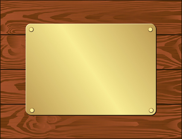 goldenl deska - Vektor, obrázek