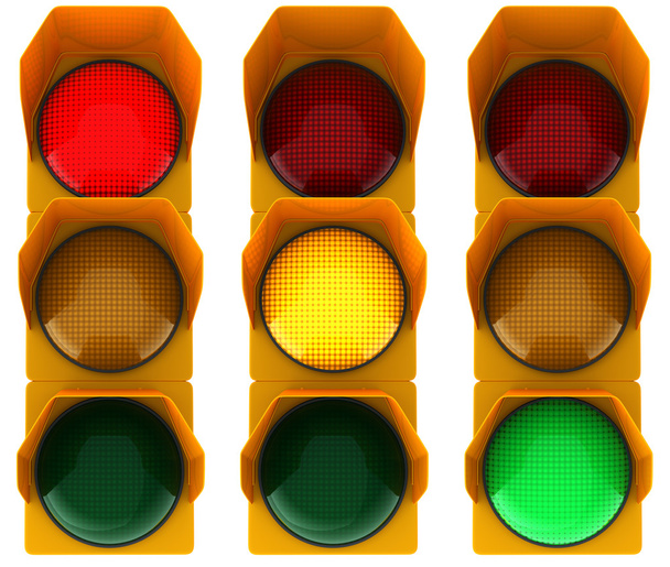 közlekedési lámpák  - Fotó, kép