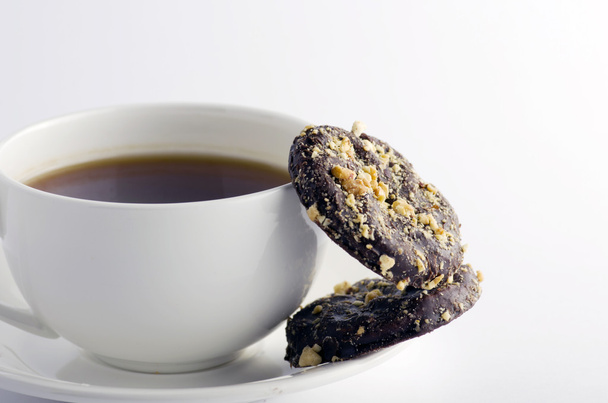 Xícara de chá com biscoitos  - Foto, Imagem