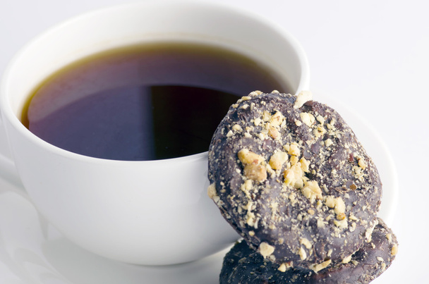 Xícara de chá com biscoitos  - Foto, Imagem