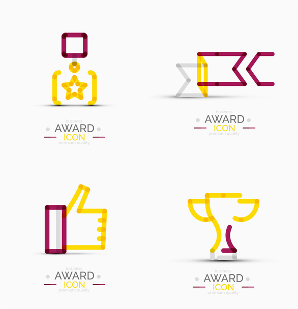 Award icon set, Logo collection - Vector, Image