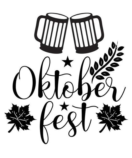 Oktoberfest SVG design vector - Vektor, Bild