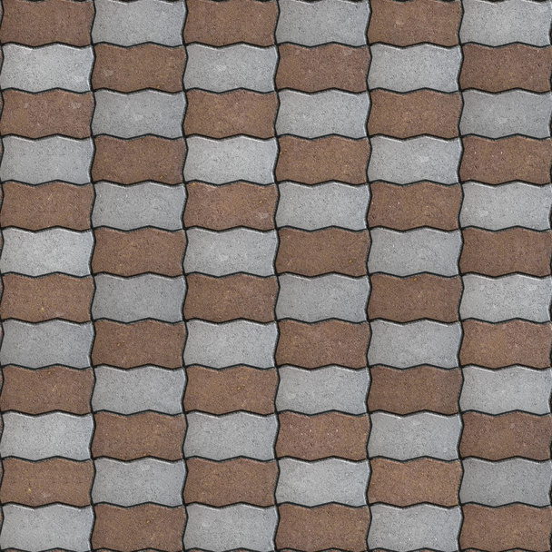 Texture senza soluzione di continuità di pavimentazione come ondulato parallelogramma
. - Foto, immagini