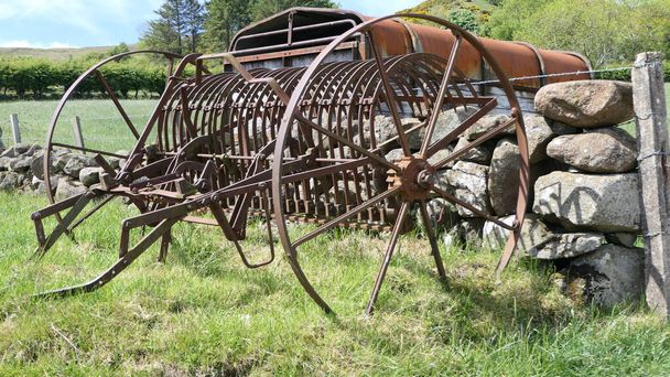 Кінь Витягнутий сік, що використовується для грабежу трави
  - Фото, зображення
