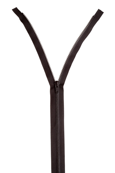 photo of original  black zipper. - Photo, Image
