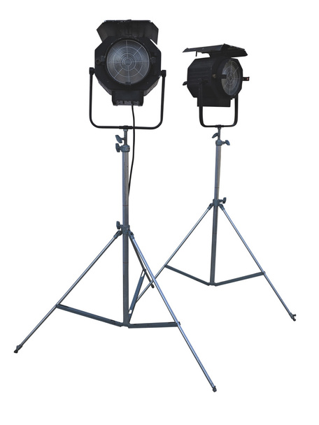 Studio spotlight lighting equipment isolated on white - Photo, Image