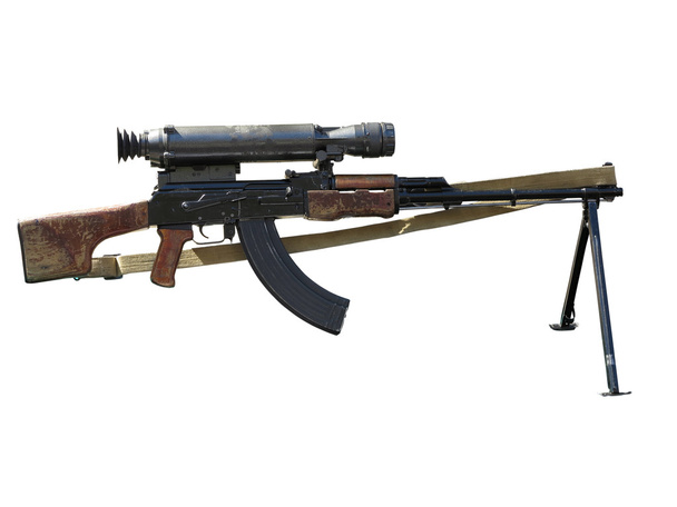 Штурмовая винтовка "Калашников АК" с оптическим прицелом
 - Фото, изображение