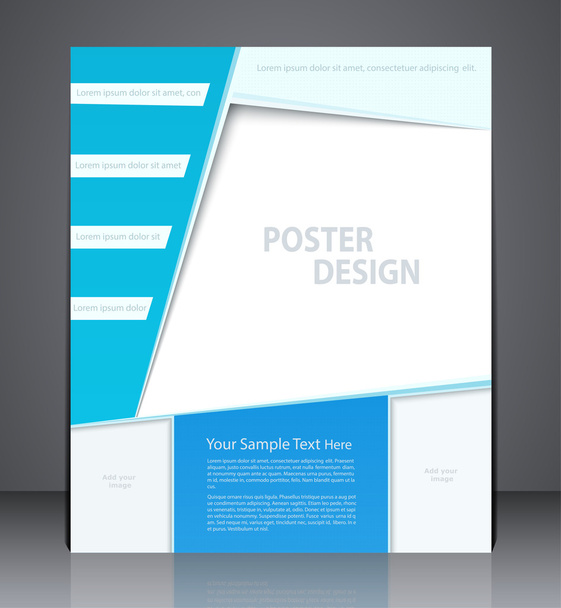 Vector layout business brochures or poster, magazine cover, or c - Vecteur, image