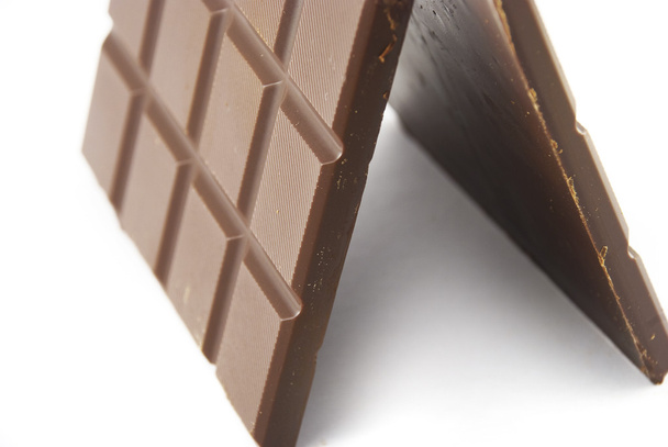 Chocolate bar isolated on white - Фото, зображення